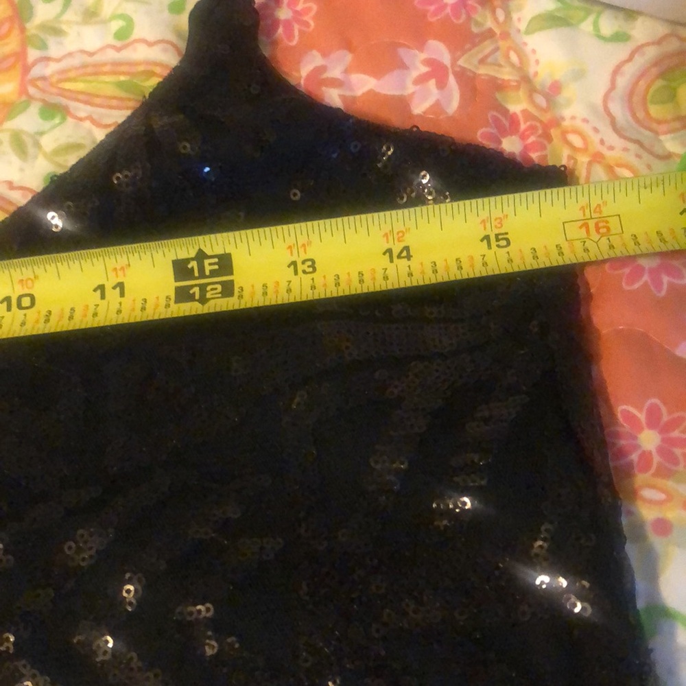 NEW!  Aqua Sequin Mini Dress - Picture 6 of 9